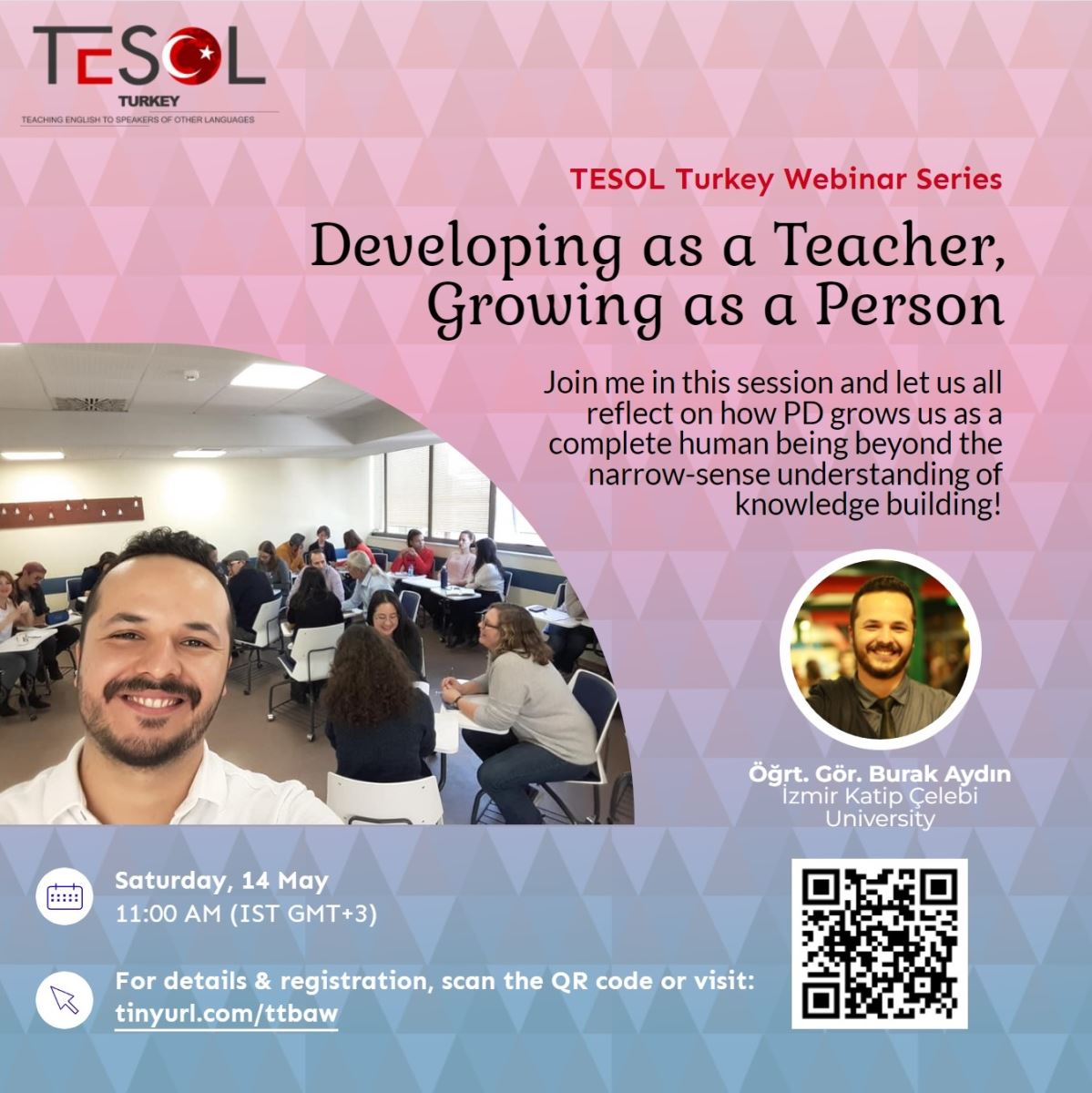 TESOL Turkey Webinar: Developing as a Teacher, Growing as a Person